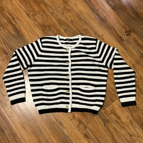 NWOT Striped Sweater - Picture 1 of 3